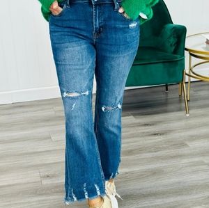 Risen Crop Jeans Size 5